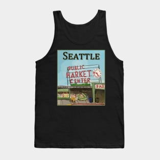 Seattle - Pikes Public Market Tank Top